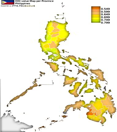 Map of the Philippines