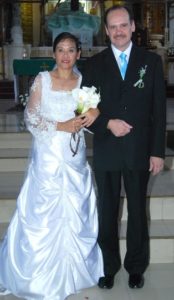 Ron Brown and Gigi Brown wedding photo 