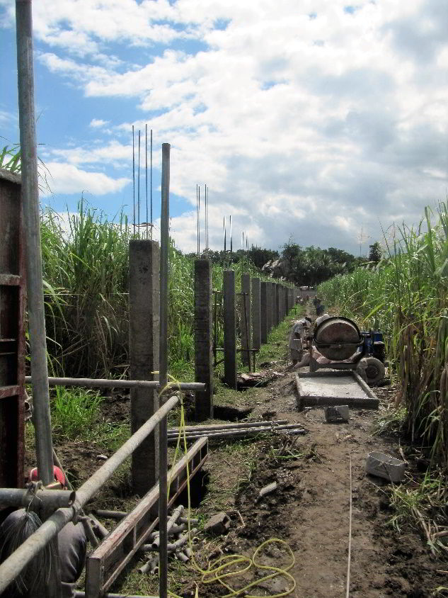 Ongoing construction at the CEA site