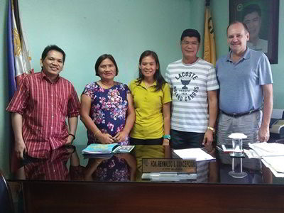 Courtesy call on the Tanjay City Mayor Rey Concepcion