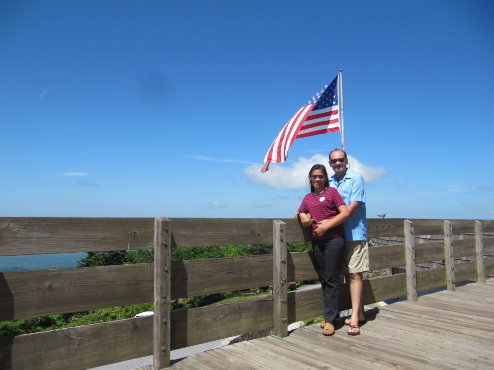 Ron and Gigi Brown in the U.S.