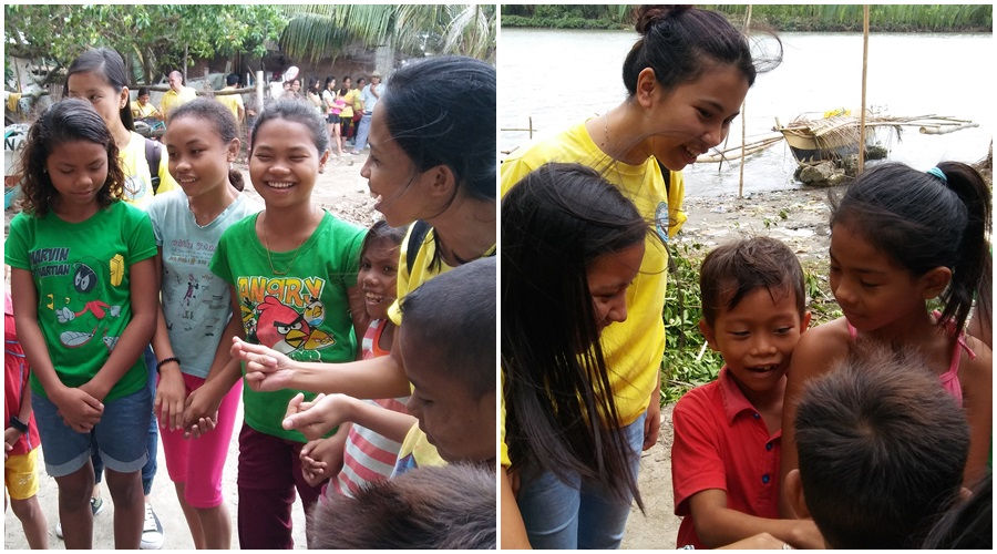 CEA Volunteers interacting with Sitio Baybay children.