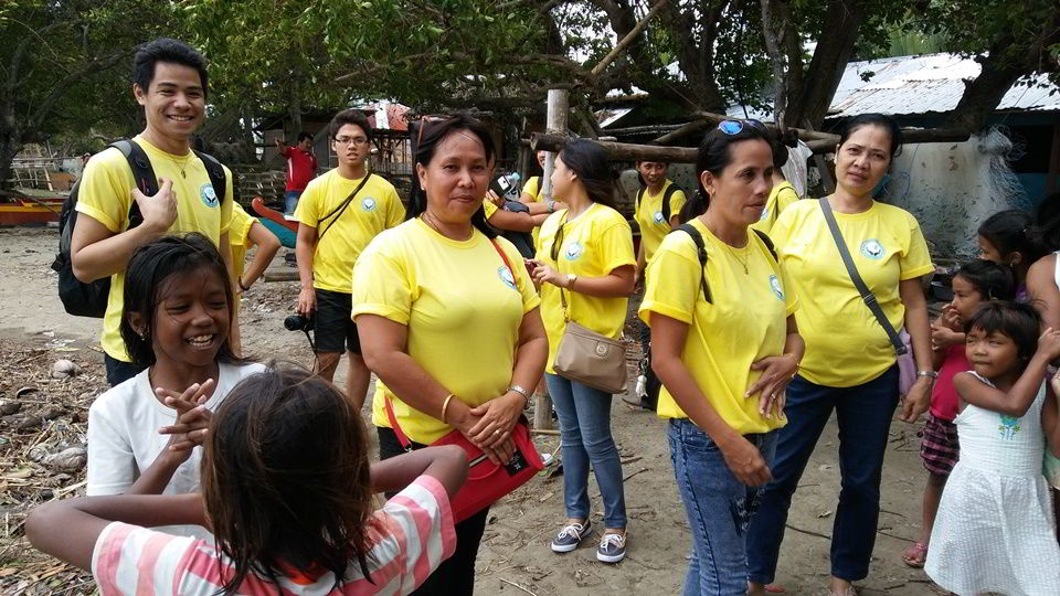 CEA Volunteer Luisita Fabe at Sitio Baybay