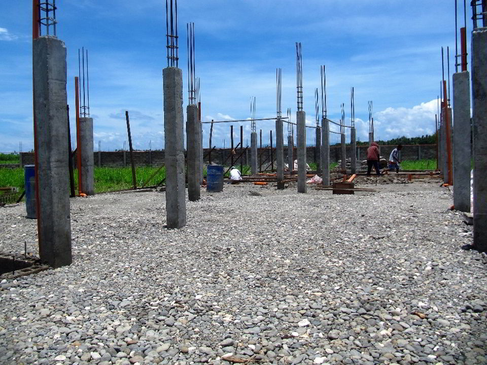 Construction at first children's home photo