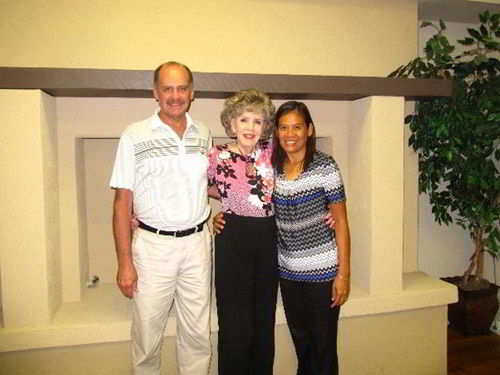 Ron Brown, Gigi Brown, & a U.S. supporter - June 2017