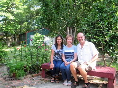 Ron Brown & Gigi Brown with a CEA donor in the U.S. - June 2017