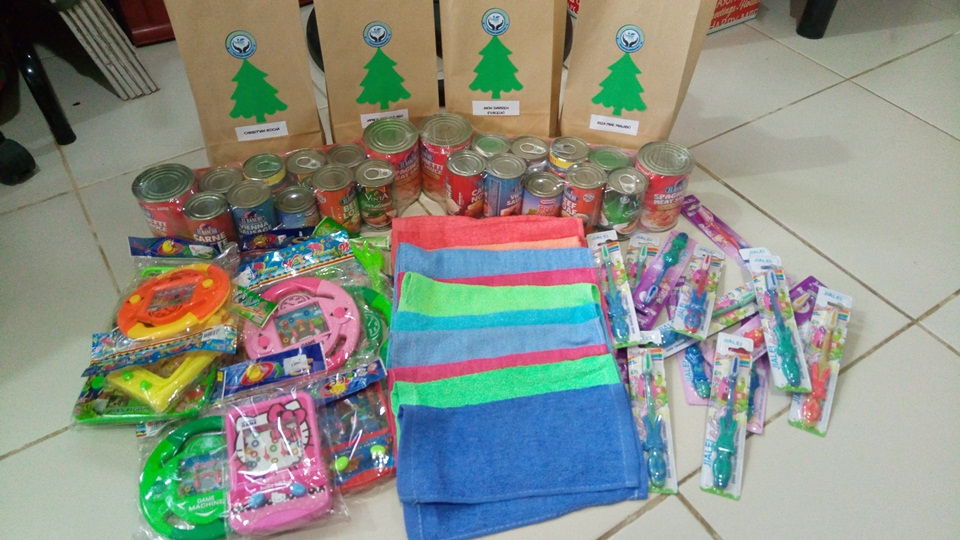 Gifts for the children outreach