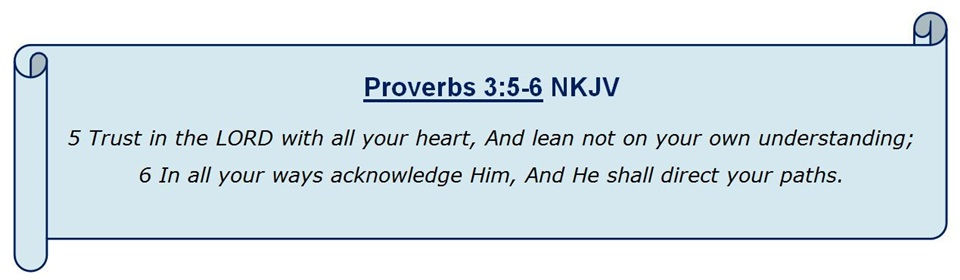 proverbs ch3v5-6 bible quote